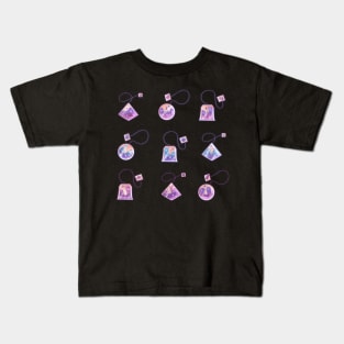 Magical floral teabags Kids T-Shirt